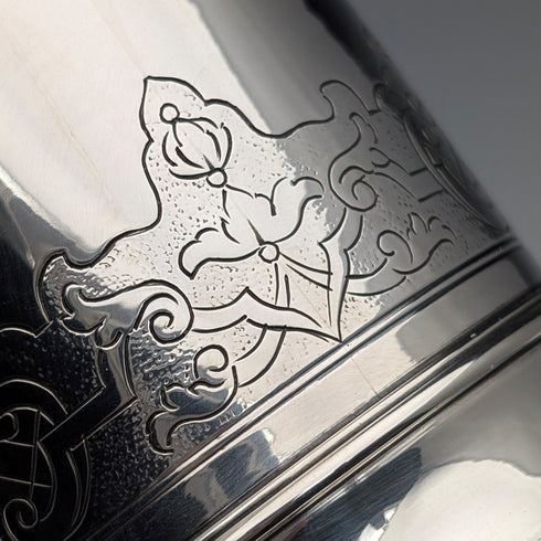 Circa 1900 German antique 800 silver beaker cup 146g David Kugelmann