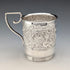 1900 British antique silver plate mug JP&S