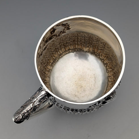 1896 Queen Victoria Diamond Jubilee Sterling Silver Mug 161g Frederick Augustus Burridge