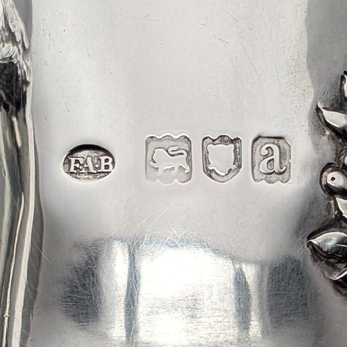 1896 Queen Victoria Diamond Jubilee Sterling Silver Mug 161g Frederick Augustus Burridge