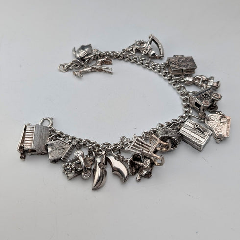 英國復古純銀手鍊 48 克