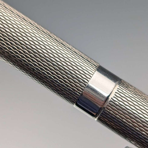 1989 British Vintage Sterling Silver Push-Pull Mechanical Pencil SJ Rose & Son