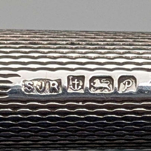 1989 British Vintage Sterling Silver Push-Pull Mechanical Pencil SJ Rose & Son