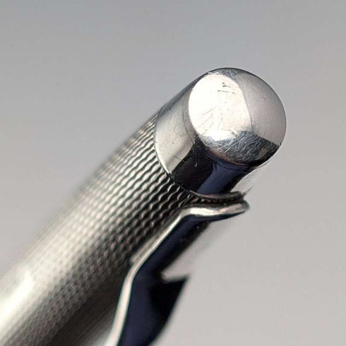 1989 British Vintage Sterling Silver Push-Pull Mechanical Pencil SJ Rose & Son