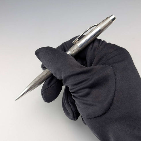 1989 British Vintage Sterling Silver Push-Pull Mechanical Pencil SJ Rose & Son