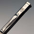 British Vintage Yard O' Red Rolled Silver Push-Pull Pencil Hexagon Paper Box