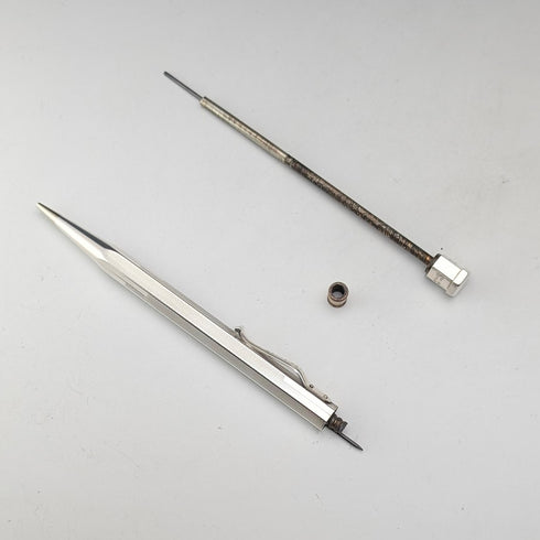 英國復古 Yard O' Red 滾銀推拉式鉛筆六角紙盒