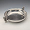 Vintage British silver plate squirrel decorated round large dish Viners