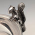 Vintage British silver plate squirrel decorated round large dish Viners