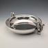 Vintage British silver plate squirrel decorated round large dish Viners