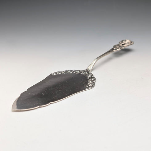 German Vintage Continental Silver Pastry Server 50g with Rose Decoration