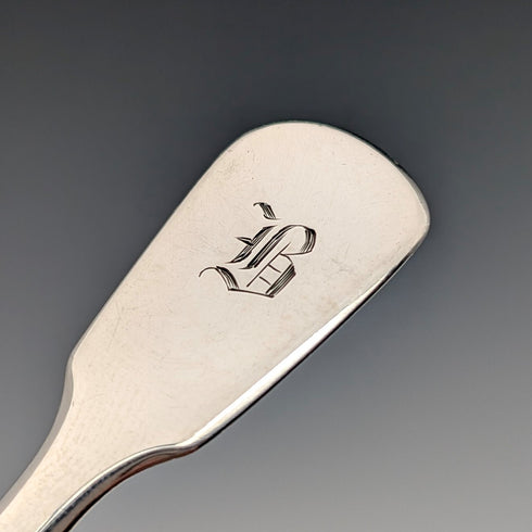 1836年 英国アンティーク 純銀製 ティーキャディースプーン 11g John, Henry&Charles Lias