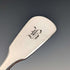 1836 British antique sterling silver tea caddy spoon, 11g, John, Henry & Charles Lias