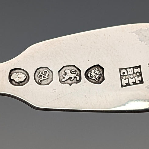 1836年 英国アンティーク 純銀製 ティーキャディースプーン 11g John, Henry&Charles Lias