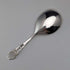 1982 British vintage sterling silver tea caddy spoon 13g with clover decoration JB Chatterley