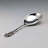 1982 British vintage sterling silver tea caddy spoon 13g with clover decoration JB Chatterley