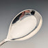 1982 British vintage sterling silver tea caddy spoon 13g with clover decoration JB Chatterley