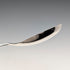 1982 British vintage sterling silver tea caddy spoon 13g with clover decoration JB Chatterley