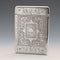 1881 British Antique Shakespeare Engraved Sterling Silver Card Case 77g George Unite