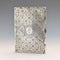 1875 British antique sterling silver double door card case 75g Frederick Marson