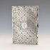 1875 British antique sterling silver double door card case 75g Frederick Marson