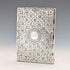 1875 British antique sterling silver double door card case 75g Frederick Marson