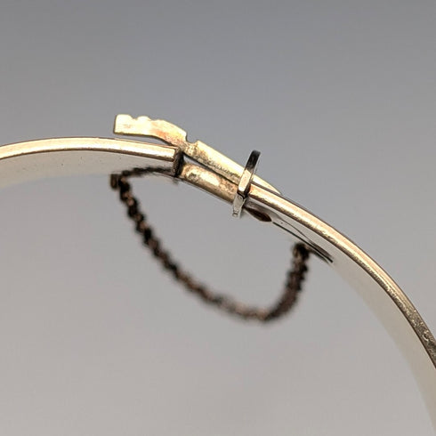 復古 9ct 鍍金花卉雕刻手鍊 L&Co