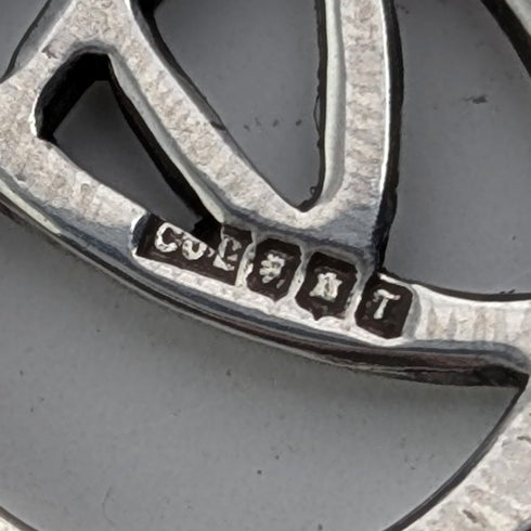 復古工藝美術設計純銀吊墜和純銀項鍊