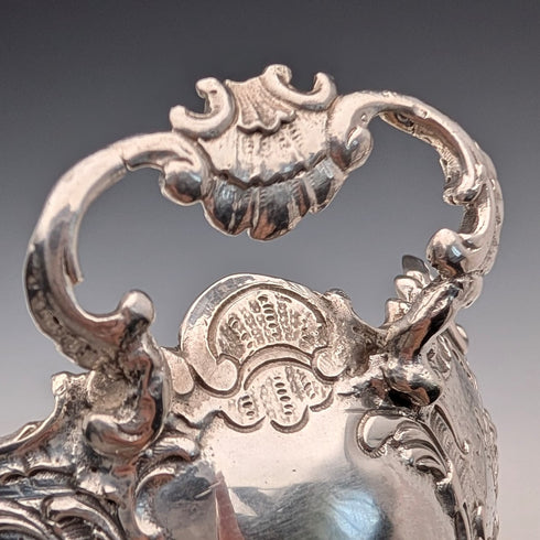 1900年頃 ドイツアンティーク 800シルバー製 2ハンドルボウル 140g