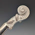 Vintage sterling silver filigree violin miniature in case