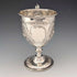 1860 British antique sterling silver stemmed cup 153g James Beebe
