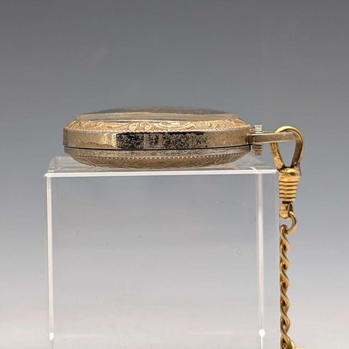 Vintage Swiss BASIS small fob watch, pocket watch, with chain, in good working order