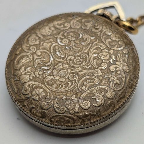 Vintage Swiss BASIS small fob watch, pocket watch, with chain, in good working order