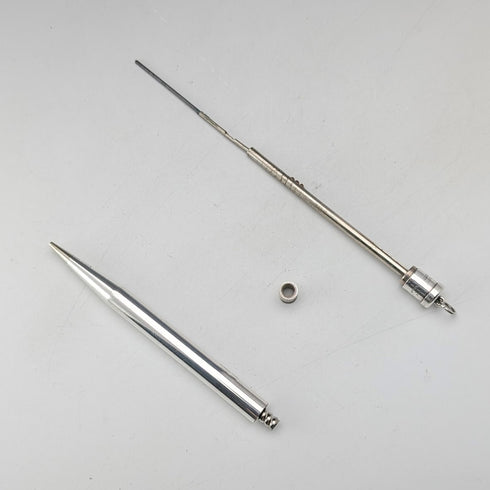 1948年 英国ヤード・オ・レッド 純銀製 推進式ミニペンシル YARD-O-LETTE