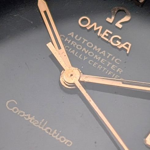 1966 Omega Constellation Men's Automatic Watch Cal561 Black Dial Serviced