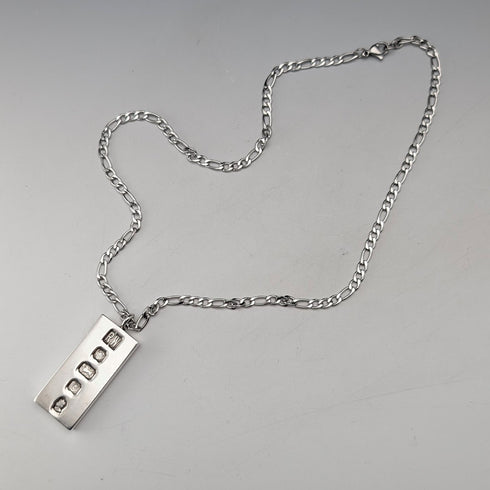 1977 英國純銀禧年錠吊墜 31 克,配項鍊 Ralph Weston