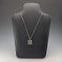 1977 British sterling silver jubilee ingot pendant 14g with necklace DNG
