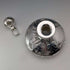 Antique American Art Nouveau Silver Overlay Glass Perfume Bottle