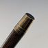 1914 British antique brown shaft, curved handle, pure silver decorated walking stick, 85cm, J Howell & Co.