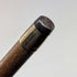 Antique Brown and Tan Marquetry Rondelle Handle Walking Stick 88cm