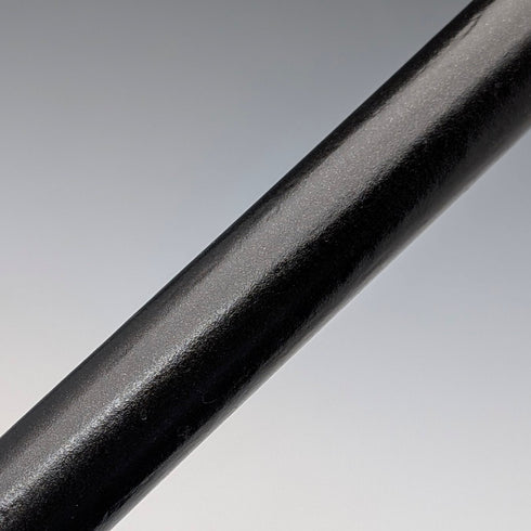 1922年 英国アンティーク ブラックシャフト 純銀製ロンデルハンドル ステッキ 杖 91cm M.S