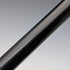 1922 British antique black shaft sterling silver rondelle handle walking stick 91cm MS
