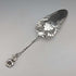 Vintage Continental Silver Rose Decorated Pastry Server 40g