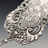 Vintage Continental Silver Rose Decorated Pastry Server 40g