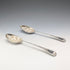 1803 British Georgian Antique Sterling Silver Berry Spoons Pair by Thomas Wallis II
