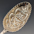 1803 British Georgian Antique Sterling Silver Berry Spoons Pair by Thomas Wallis II