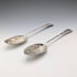 1803 British Georgian Antique Sterling Silver Berry Spoons Pair by Thomas Wallis II