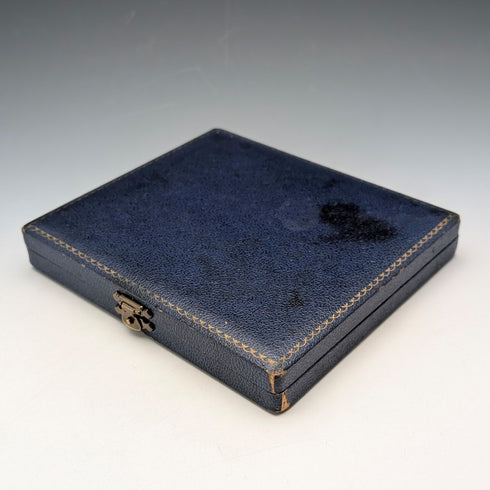 1954年 英国ヴィンテージ エナメル装飾 純銀製 コーヒースプーン6本セット 計71g Turner&Simpson ケース入