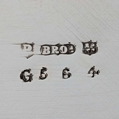 英国アンティーク シルバープレート製 オーバル型ブレッドボード Briddon Brothers