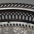Vintage British silver plate oval gallery tray, 40cm wide